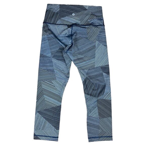 Lululemon Wunder Under Crop Hi-Rise Full-On Luxtreme 21" Sz 6 - Picture 3 of 6